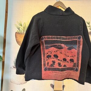 Madewell Kids Black and Red Graphic Hoodie